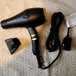 Bio Ionic Black and Gold Hair Dryer